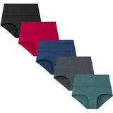 Pantalon int�rieur taille haute cintr� en pur coton pour femmes grandes tailles Qo kolu