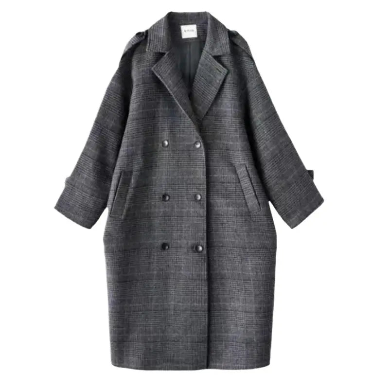 Cardigan en flanelle pour femme, pour l'automne et l'hiver Qo kolu